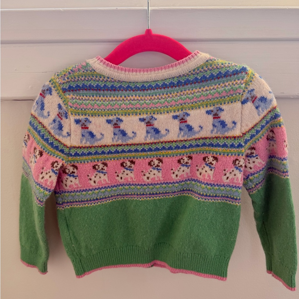 Mini Boden Colorful Animal Pattern Sweater - Picture 2 of 2